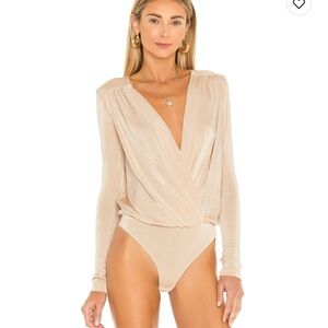 x REVOLVE Turnt Bodysuit in Blossom Pearl
